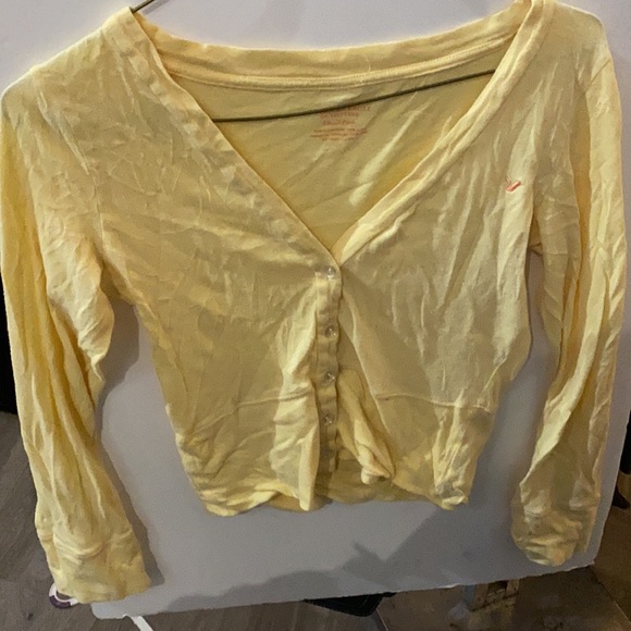 LOT OF 4 HOLLISTER CARDIGAN AMERICAN EAGLE CARDIGAN AND SWEATER CHAROLETTE RUSSE - Picture 2 of 14